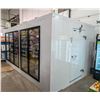 Image 1 : NORBEC WALK-IN FREEZER WITH 5 DISPLAY DOORS SOLD W