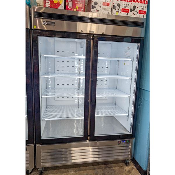 EFI INDUSTRIAL GLASS 2 DOOR COOLER