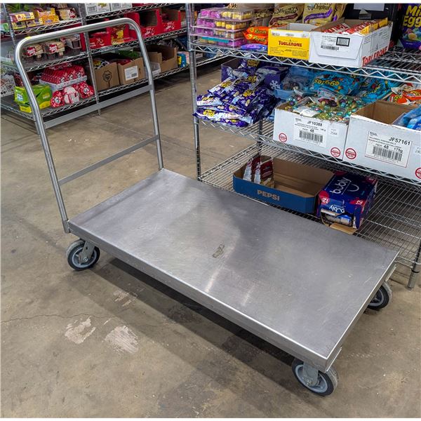 STEEL INVENTORY CART ON CASTORS