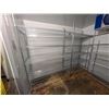 Image 2 : LOT OF 5 STEEL METRO RACKS LOCATED IN BACK WALK-IN