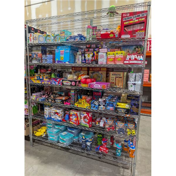 MASSIVE LOT OF BOARD GAMES AND TOYS