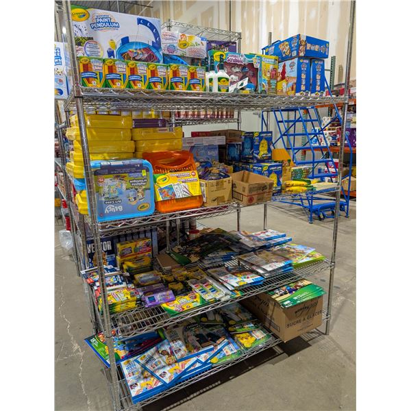LARGE LOT OF CRAYOLA PRODUCTS INCLUDES WASHABLE