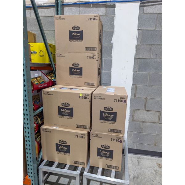8 CASES OF ROYALE VELOUR FACIAL TISSUE MULTIPACKS