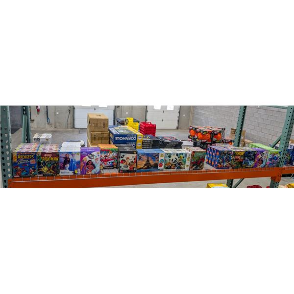 LARGE LOT OF PUZZLES AND 3D PUZZLES