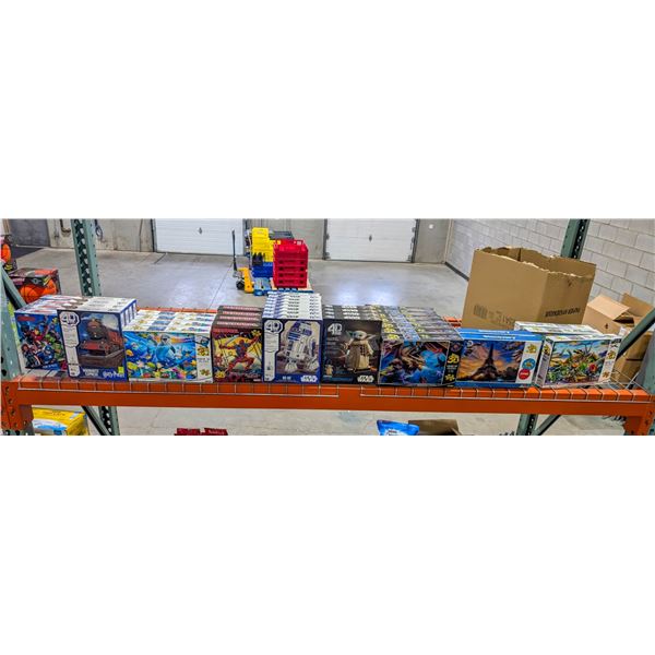 LOT OF PUZZLES AND 3D PUZZLES