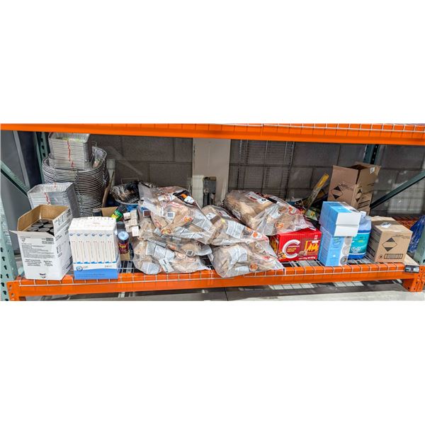 LARGE LOT OF FIREWOOD, LIGHTERS, WINDSHEILD WASHER