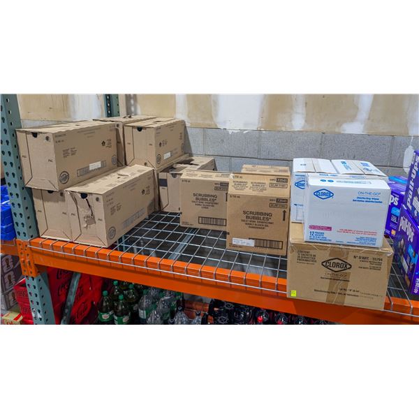 LARGE LOT OF CLEANING SUPPLIES INCLUDES TIDE