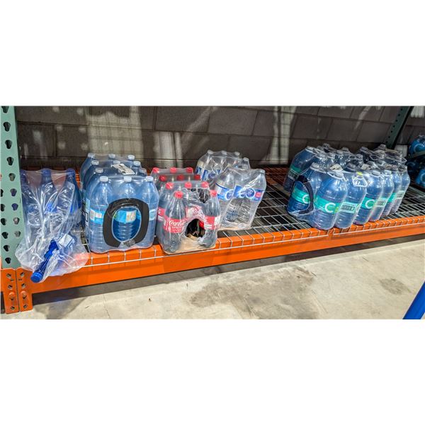 LARGE LOT OF WATER AND POP