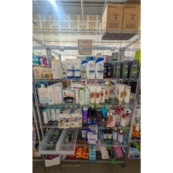 LARGE LOT OF DRUG STORE GOODS INCLUDES DOVE