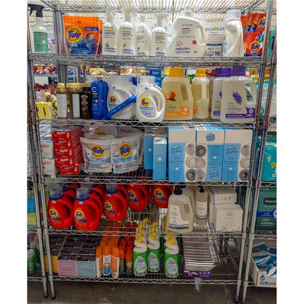 LARGE LOT OF CLEANING SUPPLIES INCLUDES ATTITUDE