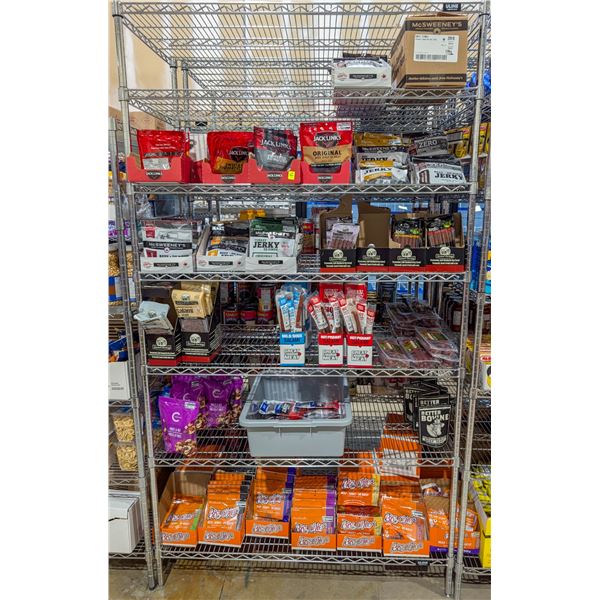 LARGE LOT OF BEEF JERKY INCLUDES MCSWEENEY'S