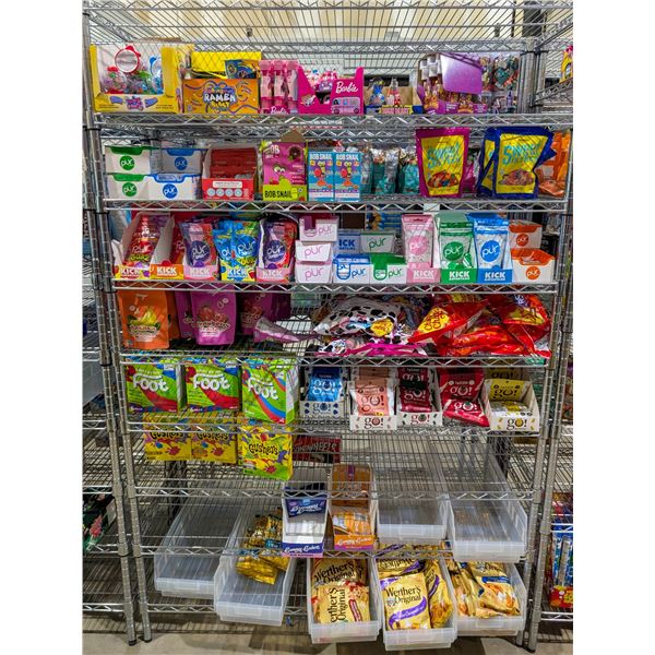 LARGE LOT OF CANDY AND GUM INCLUDES SOUR BLAST
