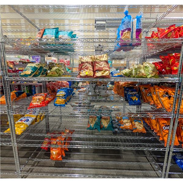 LARGE LOT OF CHIPS INCLUDES CRISPY MINIS, MISS
