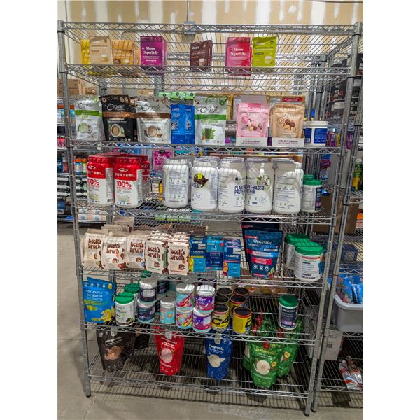 LARGE LOT OF HEALTH AND FITNESS PRODUCTS INCLUDES