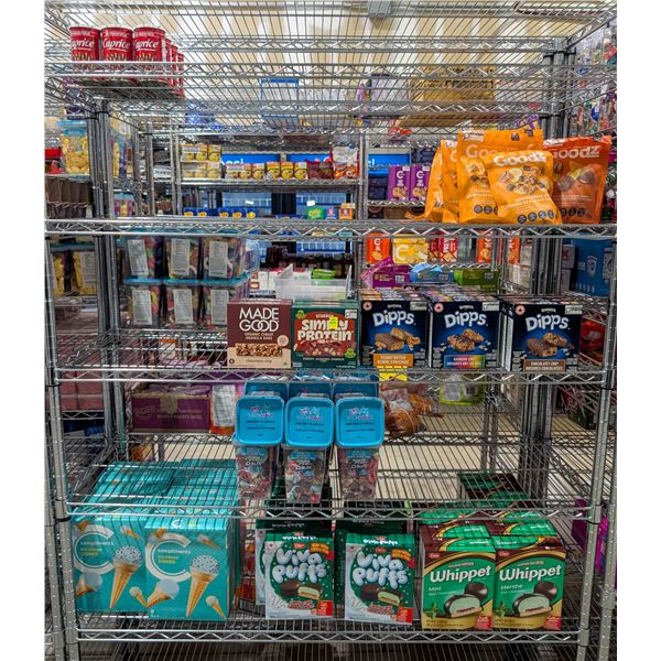 LARGE LOT OF CANDY AND COOKIES INCLUDES CAPRICE