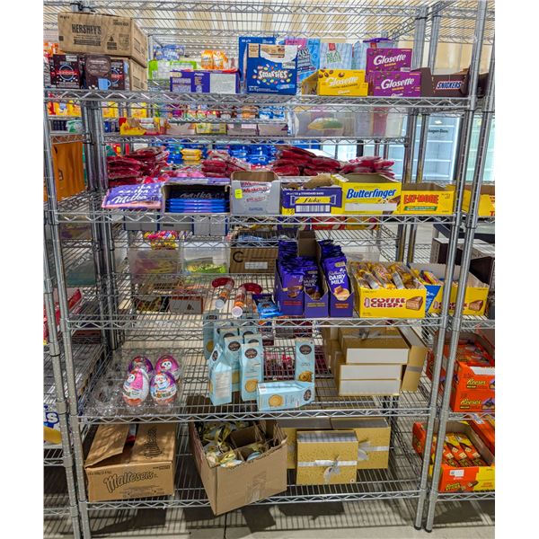 LARGE LOT OF CHOCOLATES INCLUDES SMARTIES,