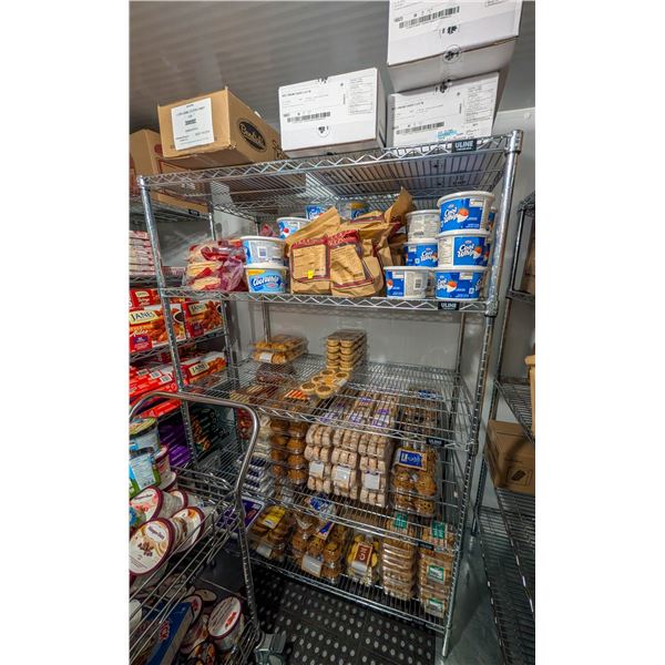 LARGE LOT OF FROZEN FOODS INCLUDES BEEF GROUND