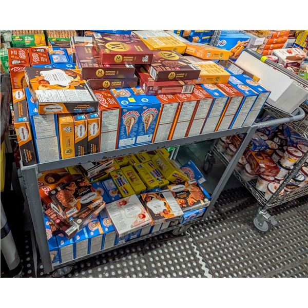 LARGE LOT OF ICECREAM BARS LOCATED ON INVENTORY