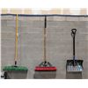 Image 1 : THREE WALL HANGING JANITORIAL TOOLS INCLUDES
