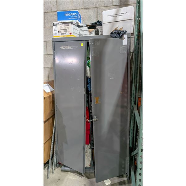 UTILITY CABINET WITH CONTENTS AS IS