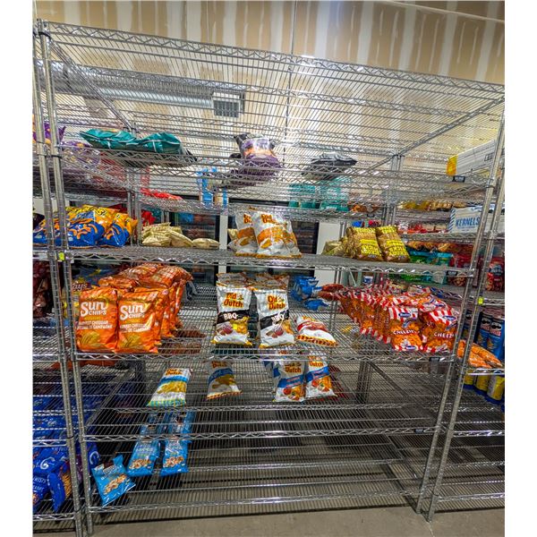 STEEL METRO RACK 72" X 30" X 85"