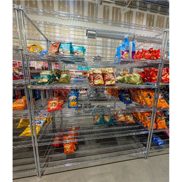 STEEL METRO RACK 72" X 30" X 85"