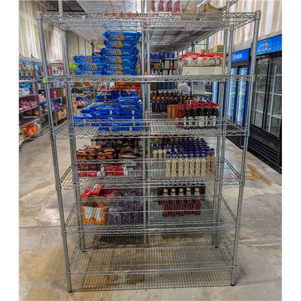 STEEL METRO RACK 48" X 18" X 72"
