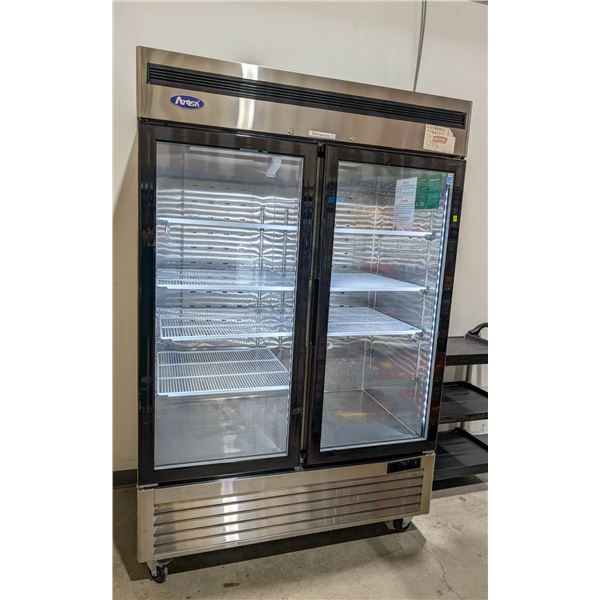 ATOSA COMMERCIAL STAINLESS STEEL GLASS 2-DOOR