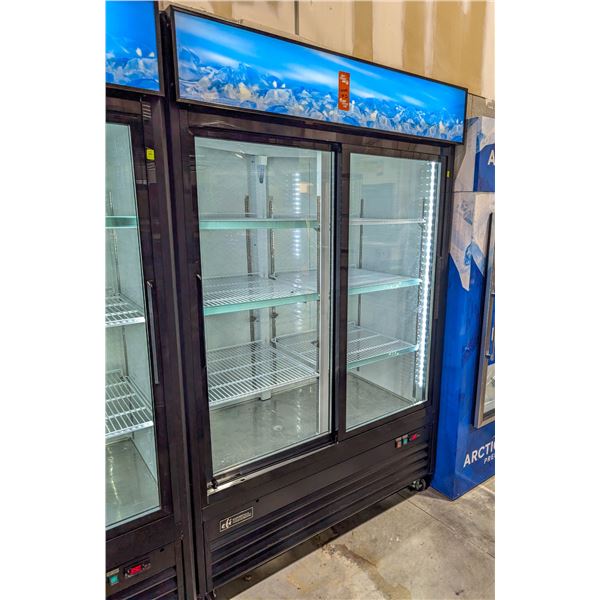 EFI DOUBLE SLIDING DOOR DISPLAY COOLER