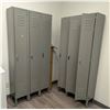 Image 1 : LOT OF 6 BANKS OF LOCKERS