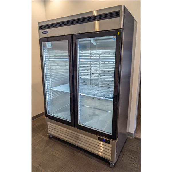 ATOSA COMMERCIAL STAINLESS STEEL GLASS 2-DOOR