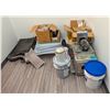 Image 1 : CONTENTS OF CLOSET INCLUDES PAINT AND MORE.