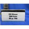 Image 2 : 380 Auto 95gr FMJ CCI Blazer Cartridges (We Can Not Ship - Pick Up Only)