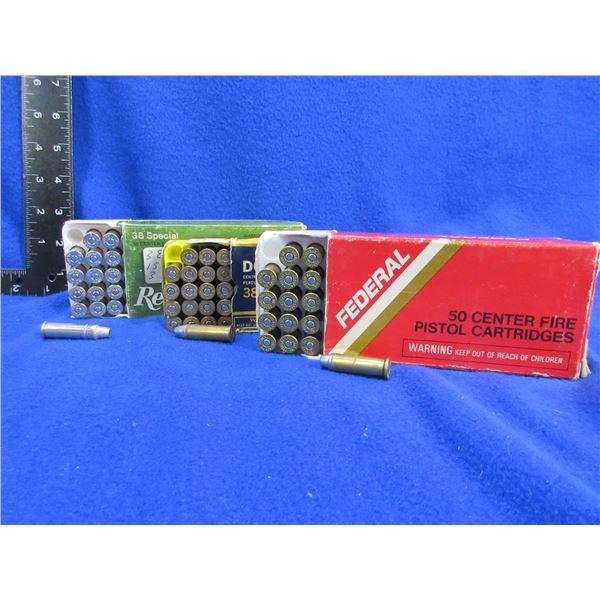 38 Spl Reloads - 3 Boxes of 50 (We Can Not Ship - Pick Up Only)