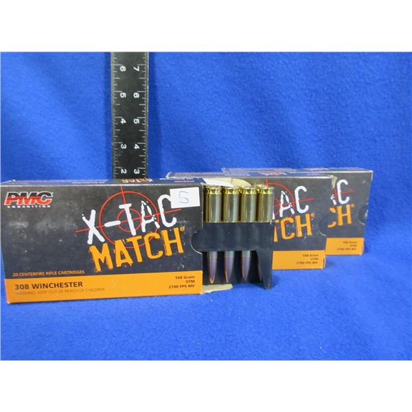 308 Win. 168gr OTM X-TAC Match PMC (We Can Not Ship - Pick Up Only)