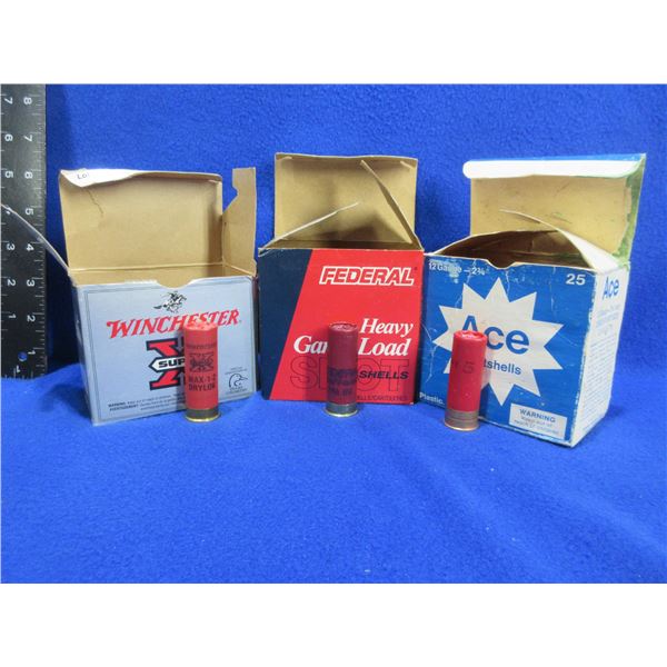 12 Ga. 2 3/4" Mixed Shotshells (We Can Not Ship - Pick Up Only)