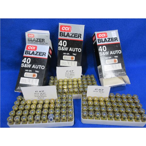 45 ACP 185gr MCWC Reloads (We Can Not Ship - Pick Up Only)