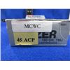 Image 2 : 45 ACP 185gr MCWC Reloads (We Can Not Ship - Pick Up Only)