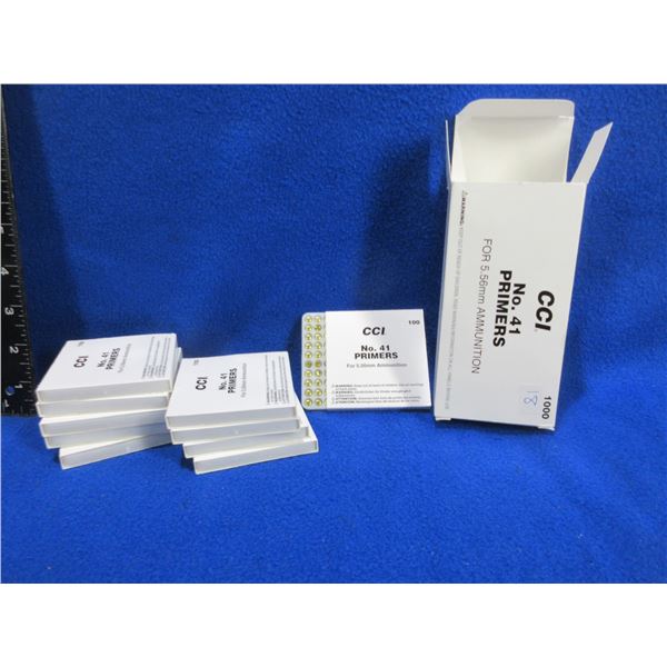 CCI No. 41 Primers for 5.56mm Ammunition (We Can Not Ship - Pick Up Only)