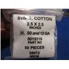 Image 2 : NEW - Cotton Swabs - 2.5" x 2.5" - 6 Packs of 50