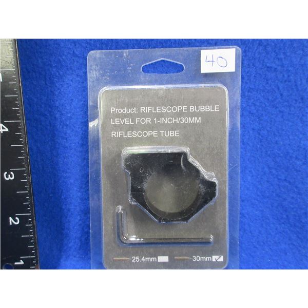 NEW - 30MM Riflescope Bubble Level with Compass - Model 5024