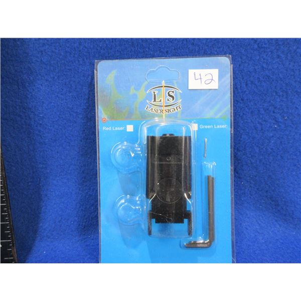 NEW - LS Red Laser Sight - Adjustable Windage & Elevation - Needs Batteries