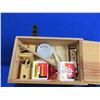 Image 1 : Wood Muzzleloading Kit - 36 Cal. Round Balls, Funnel, Powder Measure, Capper, Etc.