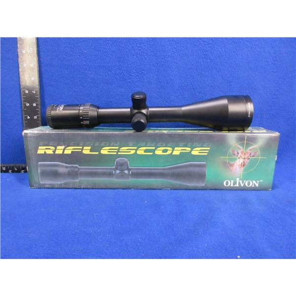Olivon Tracker Pro 3-12x56IR Scope - Appears Clear, C4+Cross Etched Reticle