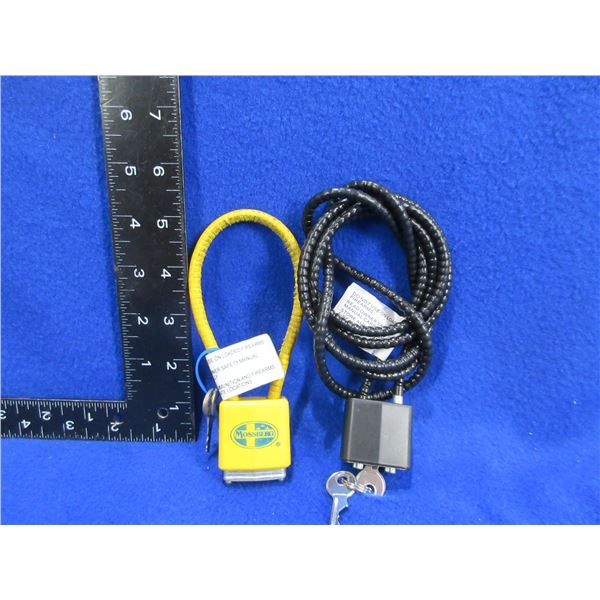 2 Cable Locks with 2 Keys Each