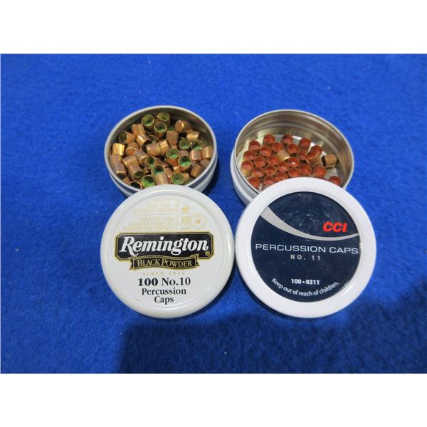 Remington No. 10 & CCI No. 11 Percussion Caps (We Can Not Ship - Pick Up Only)
