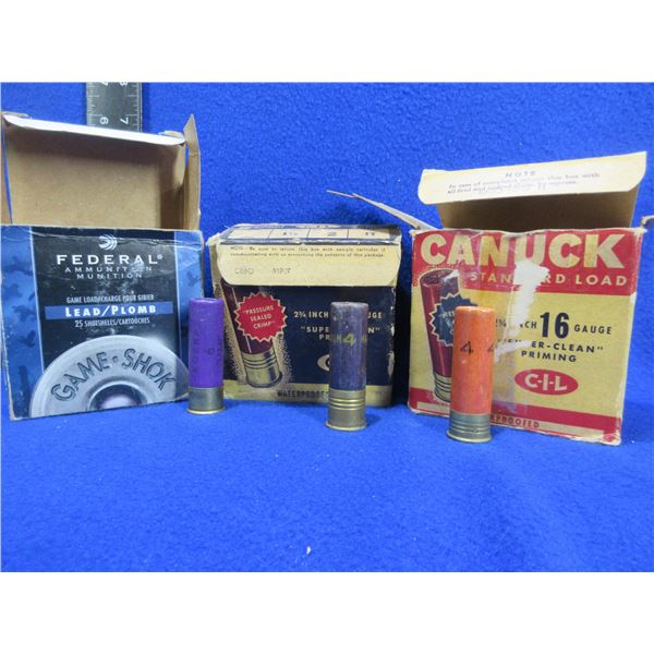 16 Ga. 2 3/4" Shotshells (We Can Not Ship - Pick Up Only)