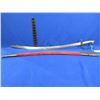 Image 1 : Sword Made in India with Sheath - 30" Etched Blade, Brass Grip, Pommel and Guard