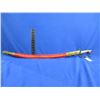 Image 6 : Sword Made in India with Sheath - 30" Etched Blade, Brass Grip, Pommel and Guard