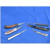 Image 2 : 6 Assorted Folding Blade Knives - 4 are Lock Blade